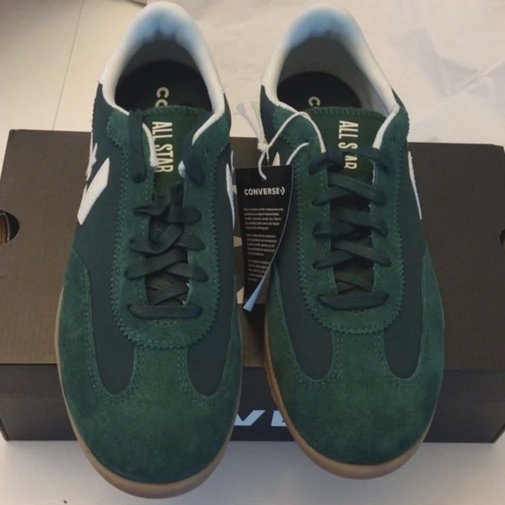 Converse Run Star Green Unisex Shoes. Size 9
